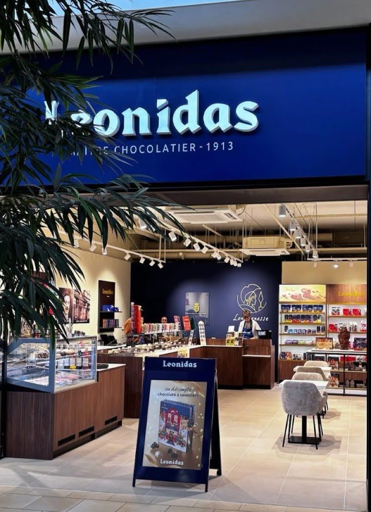 Point de vente Leonidas du centre commercial Auchan Rives de l’Aa à Longuenesse