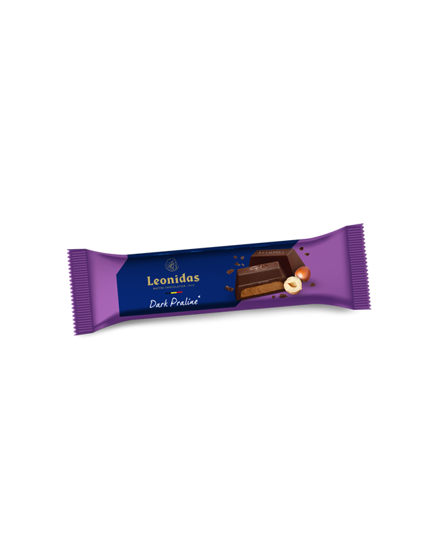 Bâton praliné noisettes noir